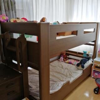 二段ベッド　子供用　木製　中古品　大人も可　日本製　GRANZ ...