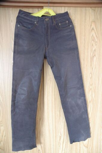 ライダーパンツ 　EXPLORER　JEANS　Washble Leather