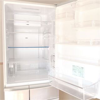 美品】2016年製パナソニック(Panasonic)冷蔵庫411L＊5ドア＊右開き