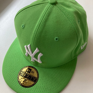ニューエラ　キャップ　ライトグリーン帽子　59.6cm