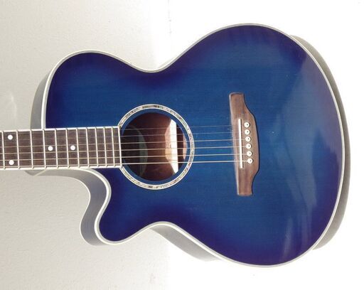 アコースティックギター アリア ET380 ブルー レフトハンド用