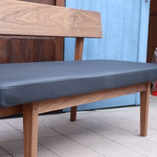GS47 展示品 マスターウォール レガーロ オーク材 バックレスト ベン/T5 REGALO BENCH(幅120cm × 奥行52cm × 高さ38cm)の通販 / マスターウォール