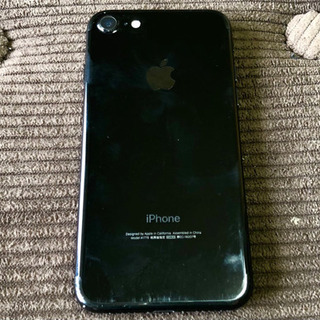 家電 美品 iPhone 7 ブラック 綺麗