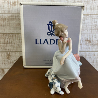 愛品館江戸川店】リヤドロ 大事な電話 人形 オブジェ 置物 フィギュ