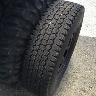 旧ランクル70 純正 スチール ホイール16インチ スタッドレス 4本セット