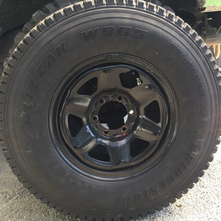 旧ランクル70 純正 スチール ホイール16インチ スタッドレス 4本セット