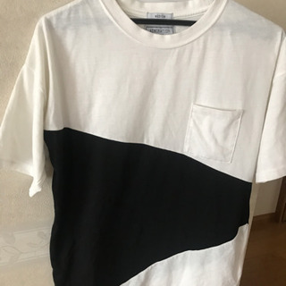 ★【お取引決定】モノクロ　半袖Tシャツ　Mサイズ
