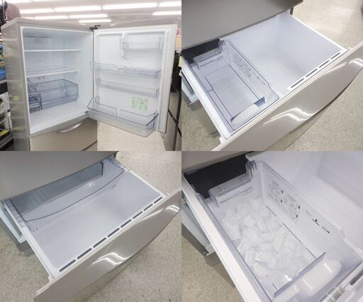 ▻3ドア冷蔵庫 272L 2018年製 200Lクラス 自動製氷機能 AQUA AQR-KS27G