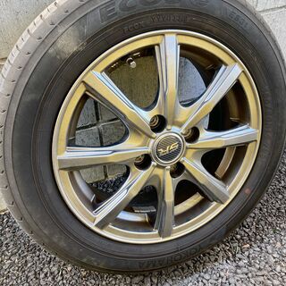 ツッチーさん専用②2019年バリ山！ヨコハマ　エコスES31 195/65R15 バリ溝品】BW Sport 15in 6J +45 PCD114.3 ヨコハマ エコス ES31