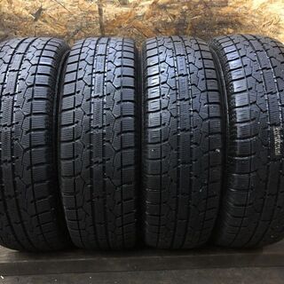 TOYO GARIT GIZ 185/70R14 14インチ スタッドレス 4本 2017～19年製 バリ溝 ノート フリード カローラランクス等　(TC329-2) クレジットカード QR決済可能