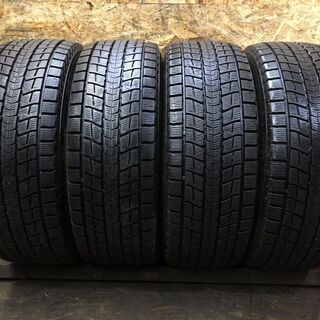 DUNLOP WINTER MAXX SJ8 265/60R18 18インチ スタッドレス 4本 2016年製 バリ溝 プラド パジェロ ベンツ Gクラス等　(TA369) クレジットカード QR決済可能