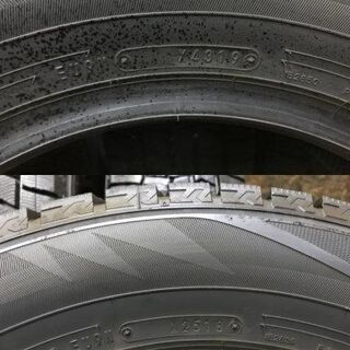 DUNLOP WINTER MAXX WM02 195/65R15 15インチ スタッドレス 4本 2018～19年製 バリ溝 セレナ ヴォクシー ノア等　(TE506) クレジットカード QR決済可能