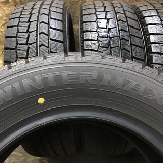 DUNLOP WINTER MAXX WM02 195/65R15 15インチ スタッドレス 4本 2018～19年製 バリ溝 セレナ ヴォクシー ノア等　(TE506) クレジットカード QR決済可能