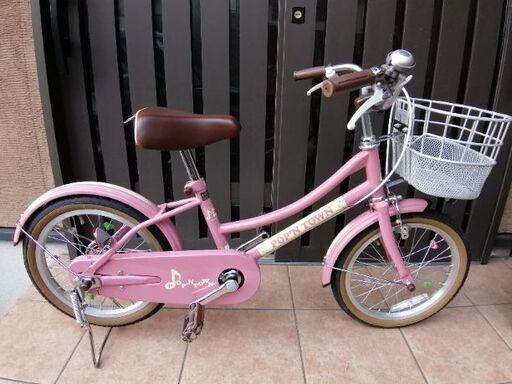 美品子ども用自転車　16インチ　ピンク