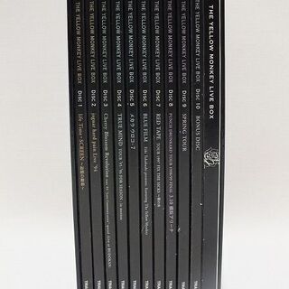 【苫小牧バナナ】THE YELLOW MONKEY LIVE BOX ツアー DVD ボックス イエローモンキー 10枚組 イエモン♪