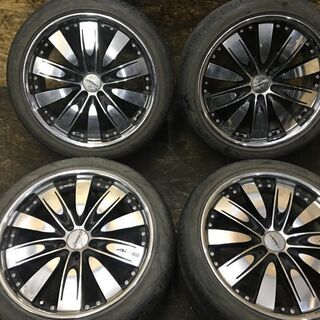 【BS REGNO GRVⅡ 245/40R19】夏タイヤ【AME MODELART モデラート 社外 19インチ 8.5J5HPCD114.3+34】2016～17年製　(MTN25) クレジットカード QR決済可能