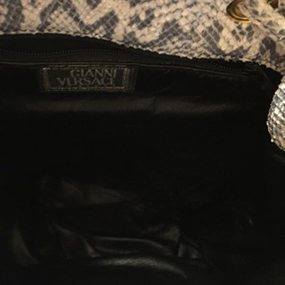 SALE‼️ヴェルサーチ VERSACE パイソン ヘビ革 リュック レザー