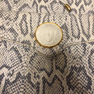 SALE‼️ヴェルサーチ VERSACE パイソン ヘビ革 リュック レザー