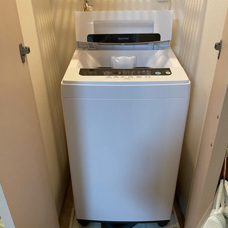 【ネット決済】【美品】アイリスオーヤマ洗濯機IAW-T501 