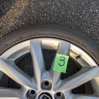 再値下げマツダ アクセラ18インチ◇国産タイヤ付き◇7J+50 5H114.3