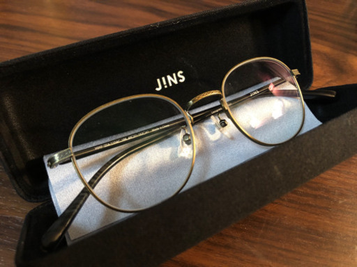 【値下げ中】サングラス兼用！JINSの調光メガネ｜ジンズのおしゃれ丸メガネ【ほぼ新品】