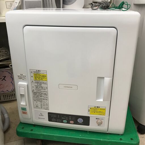 日立/HITACHI 衣類乾燥機 乾燥容量5.0kg DE-N50WV ホワイト 2018年製【ユーズドユーズ名古屋天白店】J669