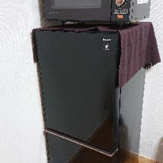シャープ ガラストップ冷蔵庫