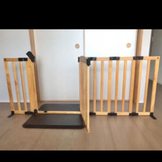 日本育児 おくだけドアーズ woody Lサイズ 木製 ウッディ ベビーゲート