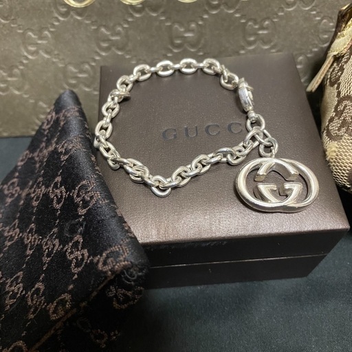 GUCCI インターロッキングブレスレット - www.coronelezequiel.rn.gov.br