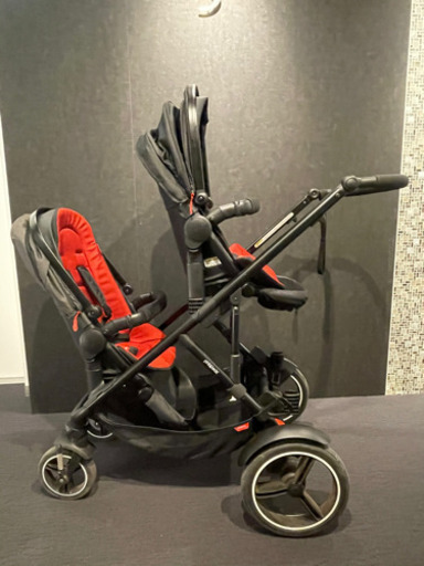 値下 フィルアンドテッズ phil and teds ボイジャーV6 2人乗りベビーカー