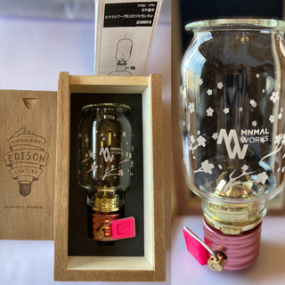 日本限定 MINIMAL WORKS エジソン ランタン SAKURA
