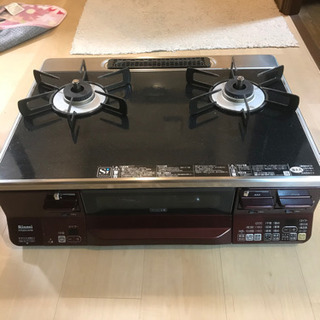 グリル付ガステーブル　Rinnai RTE65V4RBR