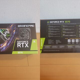 【新品・未開封】GeForce RTX 3070 GamingP...