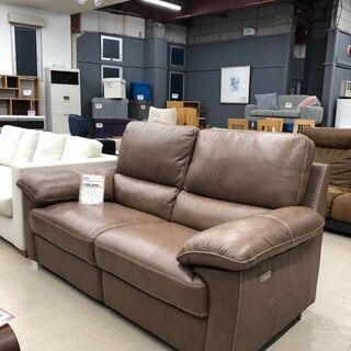 電動リクライニングソファー❕ 即日持ち帰り可能❕購入後取り置き・ゲート付き軽トラ”無料”貸出にも対応 ❕ 半年保証込み❕  Ｒ353