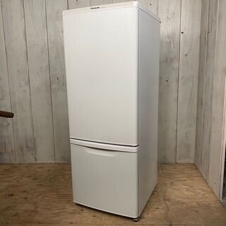 4/3 終 高年式 Panasonic ノンフロン 冷凍冷蔵庫 NR-B17BW 2019年製 168L 2ドア 冷蔵庫 マットホワイト パナソニック 菊MZ