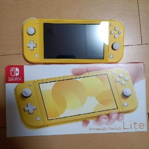 nintendo switch lite 黄色