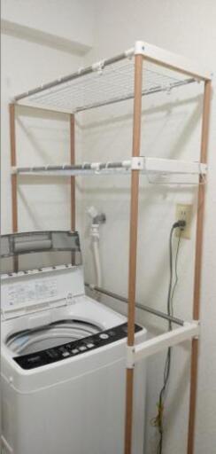 洗濯機ラック茶色 あい 西向日の家具の中古あげます 譲ります ジモティーで不用品の処分