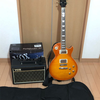 【値下げ】BLITZ エレキギター レスポール　VOXアンプセット