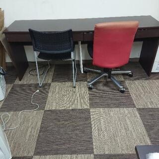 机と椅子２個セット