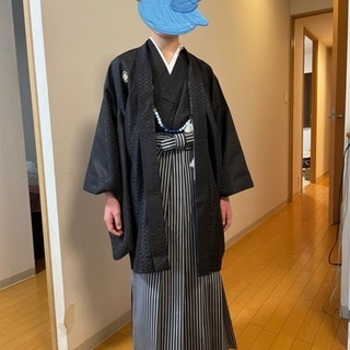 紋付羽織袴セット　男の子　卒業式　150cm