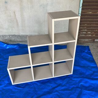 木製 棚 シェルフ ブロック型
