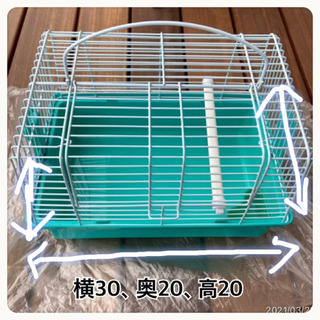 【ネット決済】小鳥カゴ　美品　30x20x20 