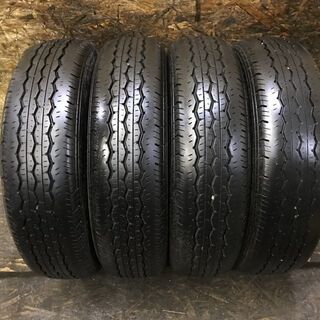 BS ECOPIA RD-613 STEEL 195/80R15 107/105L LT 15インチ 夏タイヤ 4本 2016～18年製 バリ溝 キャラバン等　(VTI351) クレジットカード QR決済可能