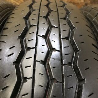 BS ECOPIA RD-613 STEEL 195/80R15 107/105L LT 15インチ 夏タイヤ 4本 2016～18年製 バリ溝 キャラバン等　(VTI351) クレジットカード QR決済可能