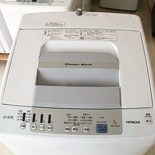 引取限定 日立 全自動洗濯機 NW-R703 洗濯・脱水容量:7kg 動作OK 2017