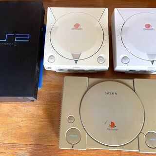 【0円】ゲーム機動作未確認　PS1/PS2/ドリームキャスト