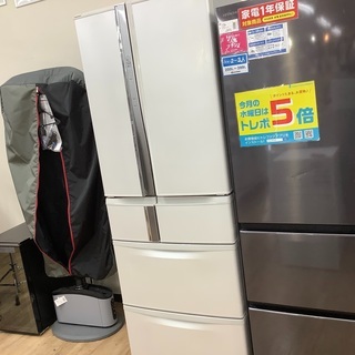 三菱6ドア冷蔵庫 MR-R47T-S 2012年製 465L