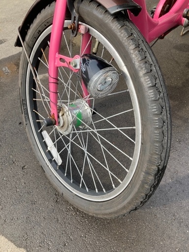 DCM 24インチ自転車 STACKVIEW 前後カゴ付き 3段切替 LEDオート