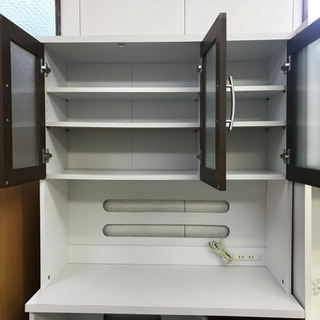 リサイクルショップ八光 田上店 配達・設置OK】ホワイト＆ブラウン大型 