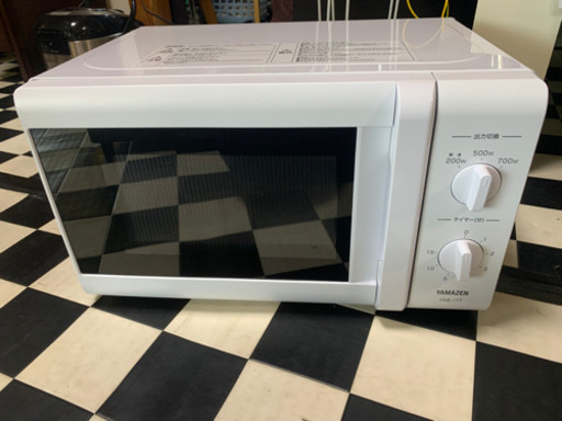 【リサイクルショップ八光　田上店　安心の3か月保証　配達・設置OK】ヤマゼン YRB-177 電子レンジ YAMAZEN W6 [60Hz /17L]